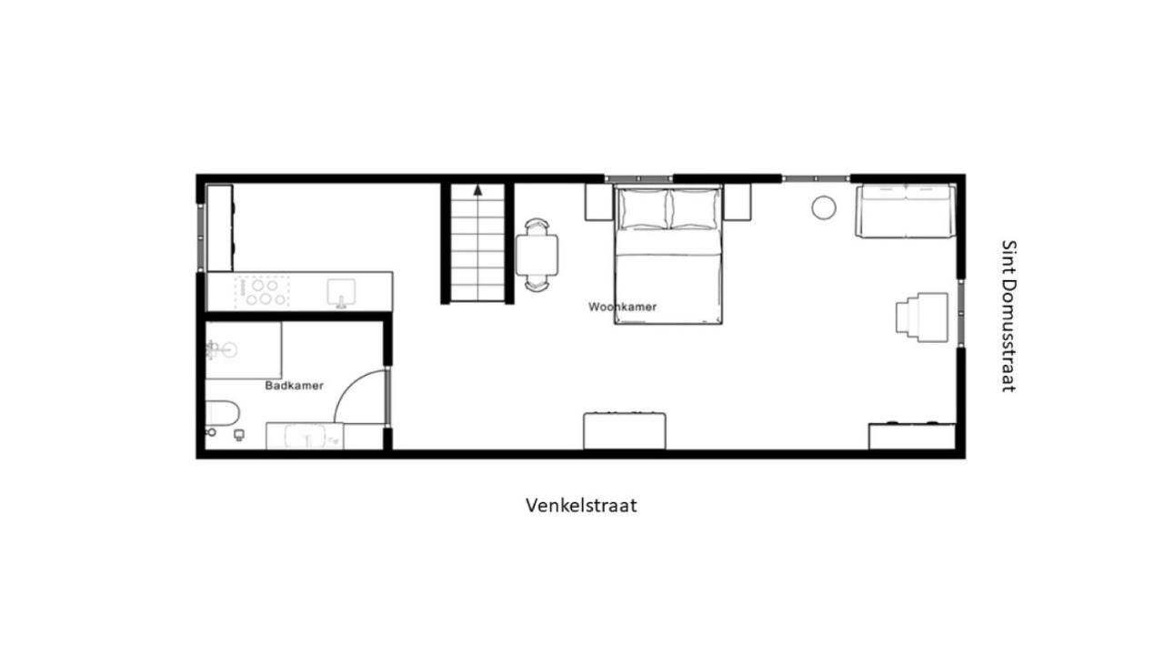Pakhuis De Venkel - Zolder Studio Apartment Zierikzee Exterior foto